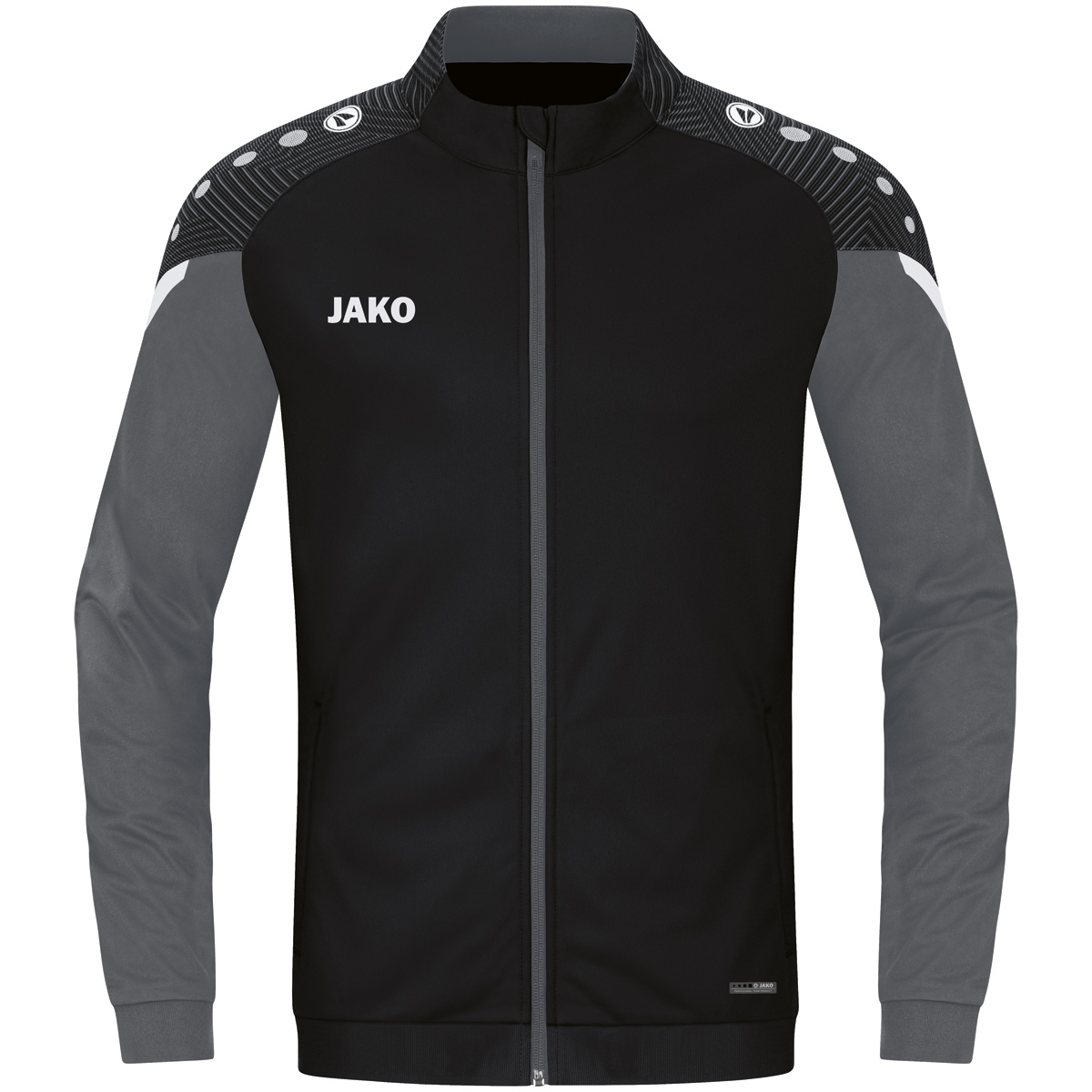 Polyesterjacke Performance schwarz
